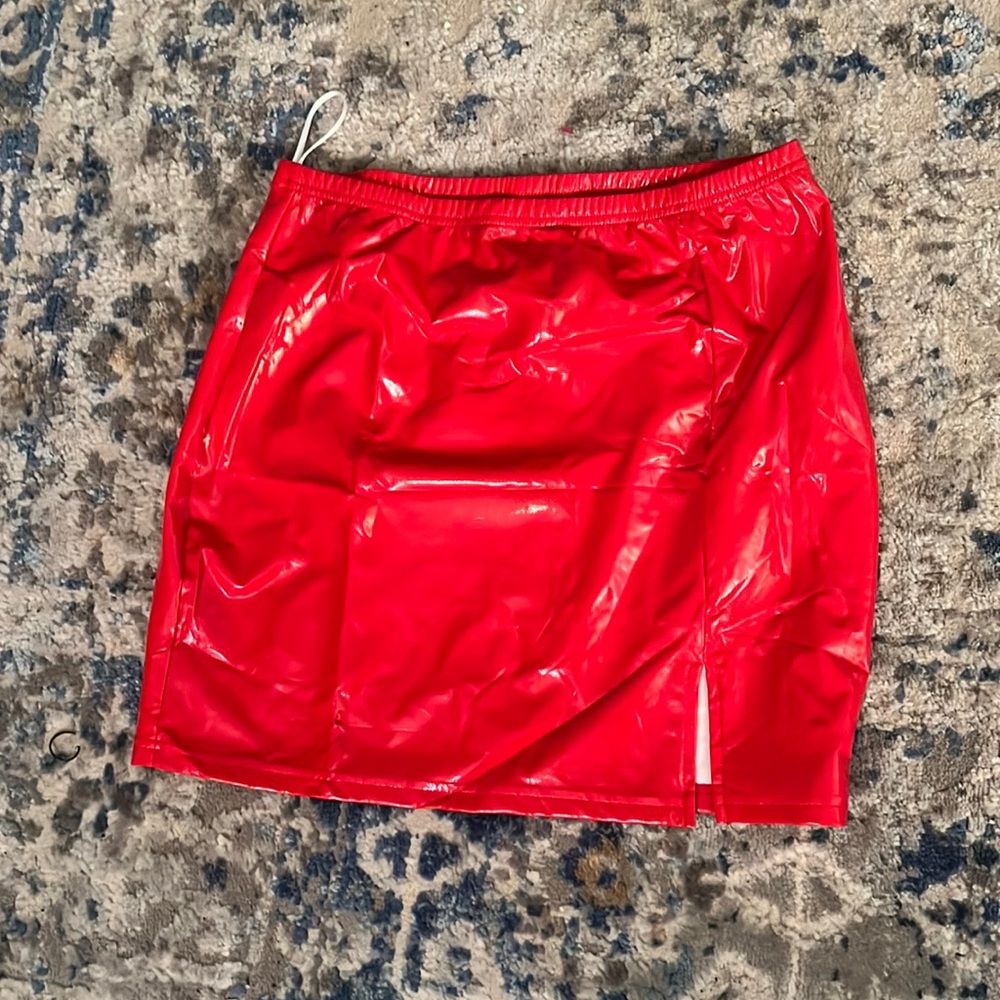 Leather skirt